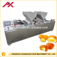 High Speed Double Lines Custard Cake Production Line